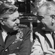 General LeMay confers with President Johnson at the president’s Texas ranch in 1962. Johnson later confided to an aide that the tough-talking general “Scares the hell out of me.” (National Archives)